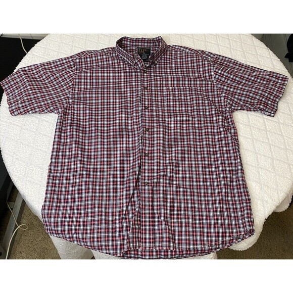 Walnut Creek Other - Walnut Creek Men’s Red Check Short Sleeve button up shirt Size XL